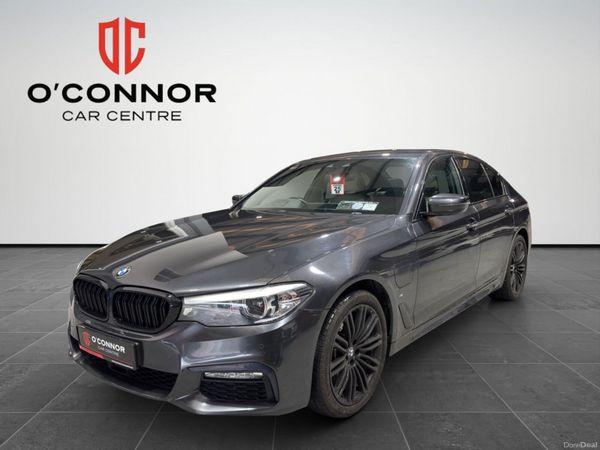 BMW 5-Series Saloon, Petrol Plug-in Hybrid, 2018, Grey