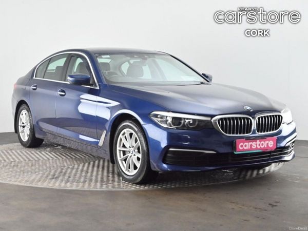 BMW 5-Series Saloon, Diesel, 2018, Blue