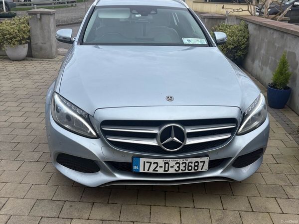 Mercedes-Benz C-Class Estate, Petrol Plug-in Hybrid, 2017, Silver
