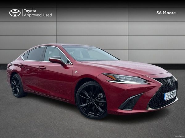 Lexus ES Saloon, Petrol Hybrid, 2025, Red
