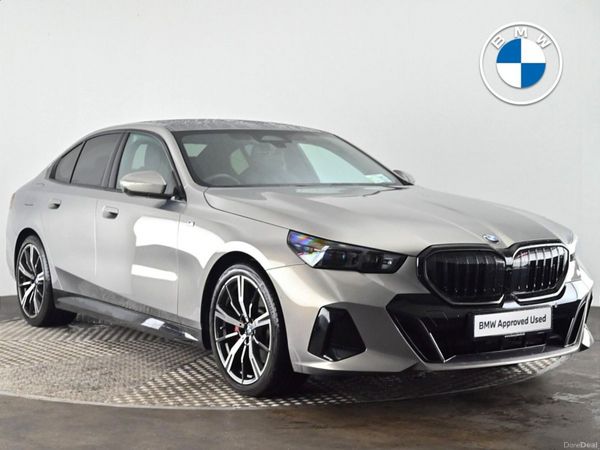 BMW 5-Series Saloon, Petrol Hybrid, 2024, Grey