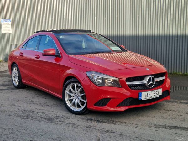 Mercedes-Benz CLA Saloon, Petrol, 2014, Red
