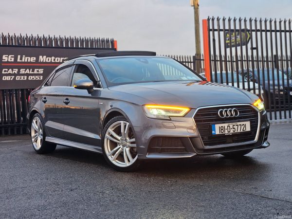 Audi A3 Saloon, Petrol, 2018, Grey