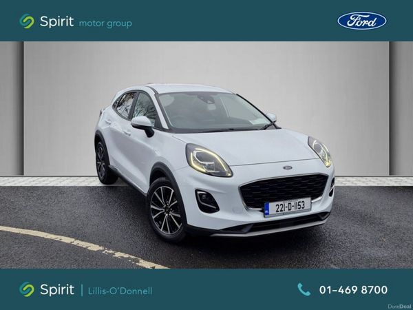 Ford Puma MPV, Petrol Hybrid, 2022, White
