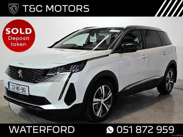 Peugeot 5008 SUV, Diesel, 2023, White
