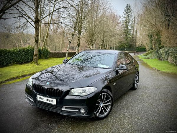 BMW 5-Series Saloon, Diesel, 2016, Black