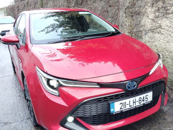 Toyota Corolla Hatchback, Petrol Hybrid, 2021, Red