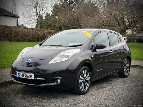 Nissan Leaf Hatchback, Electric, 2017, Black