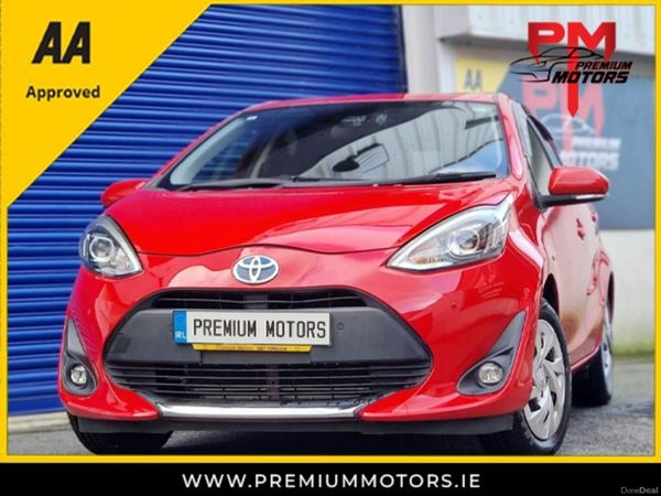 Toyota Aqua Hatchback, Petrol Hybrid, 2019, Red