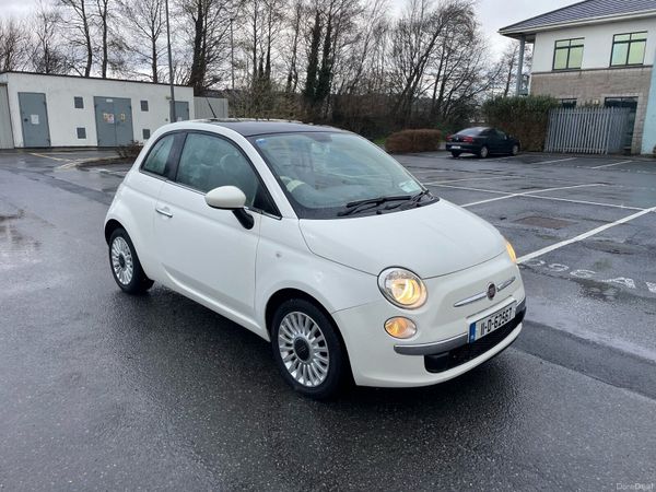 Fiat 500 Hatchback, Petrol, 2011, White