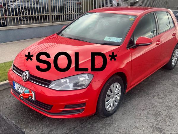 Volkswagen Golf Estate, Petrol, 2014, Red