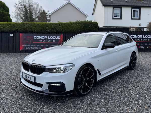BMW 5-Series Estate, Diesel, 2019, White