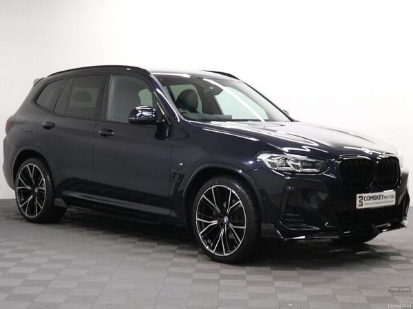 BMW X3 SUV, Diesel Hybrid, 2022, Black