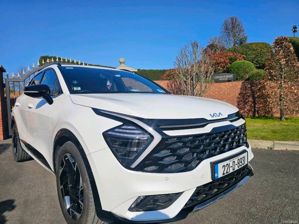 Kia Sportage SUV, Diesel Hybrid, 2022, White