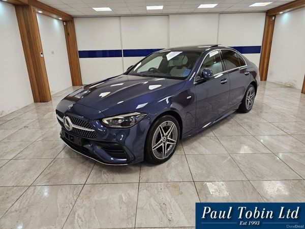 Mercedes-Benz C-Class Saloon, Petrol Hybrid, 2025, Blue