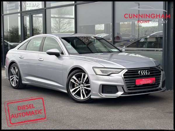 Audi A6 Saloon, Diesel, 2019, Silver