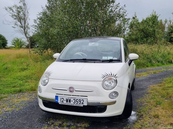 Fiat 500 Hatchback, Petrol, 2012, White