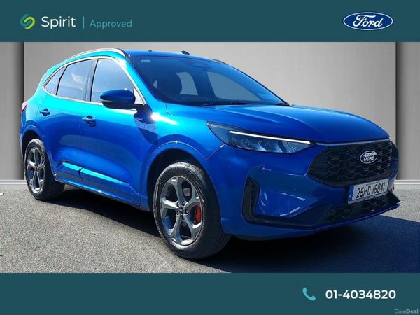 Ford Kuga SUV, Petrol Plug-in Hybrid, 2025, Blue