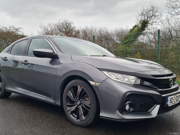 Honda Civic Hatchback, Petrol, 2018, Grey