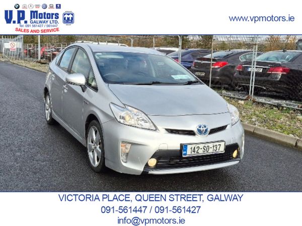 Toyota Prius Hatchback, Petrol Hybrid, 2014, Silver