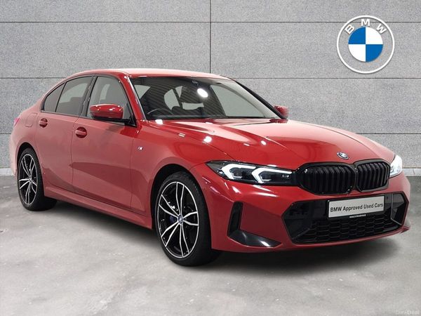 BMW 3-Series Saloon, Petrol Plug-in Hybrid, 2024, Red