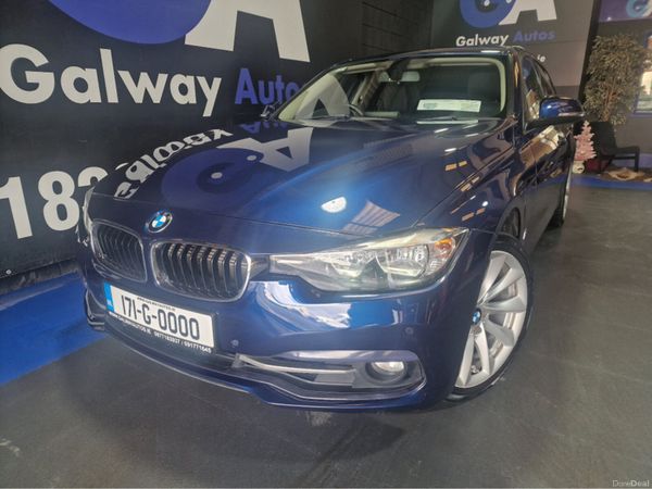 BMW 3-Series Saloon, Petrol Plug-in Hybrid, 2017, Blue
