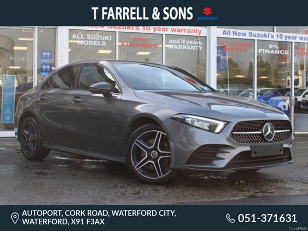 Mercedes-Benz A-Class Saloon, Petrol Hybrid, 2023, Grey