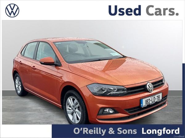 Volkswagen Polo Hatchback, Petrol, 2018, Orange