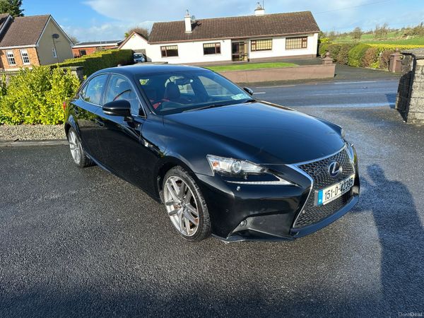 Lexus IS Saloon, Petrol Hybrid, 2015, Black