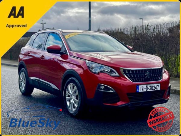 Peugeot 3008 SUV, Diesel, 2017, Red