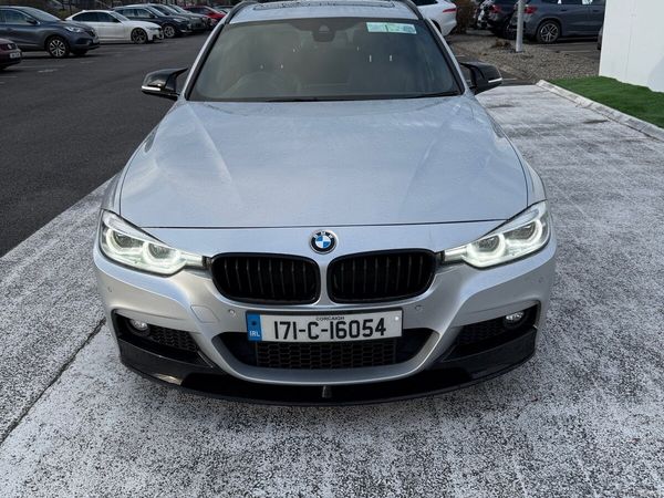 BMW 3-Series Estate, Petrol, 2017, Silver