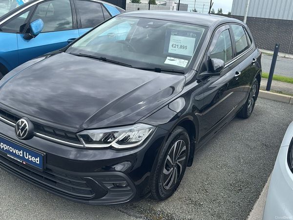 Volkswagen Polo Hatchback, Petrol, 2023, Black