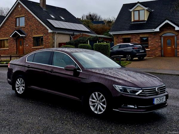 Volkswagen Passat Saloon, Diesel, 2017, Red