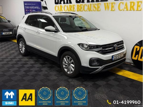 Volkswagen T-Cross Estate, Petrol, 2023, White