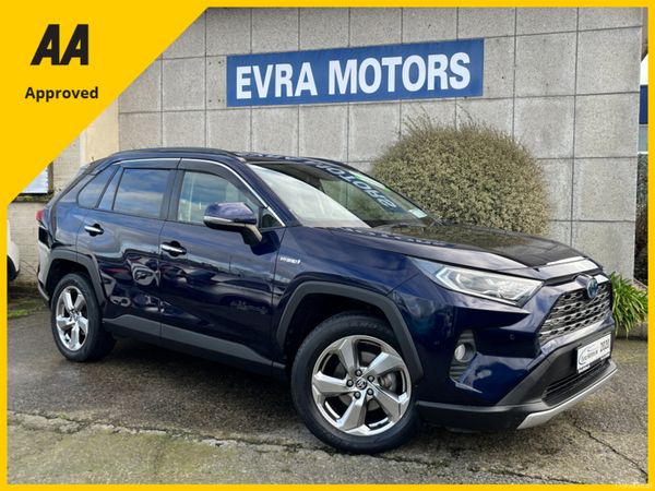 Toyota RAV4 SUV, Petrol Hybrid, 2020, Blue