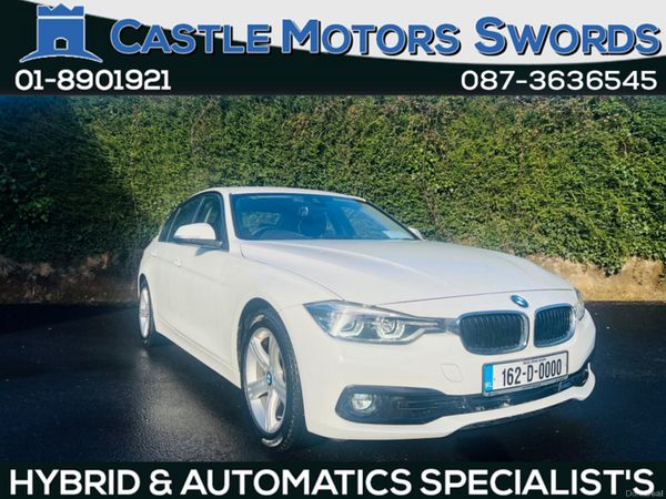 BMW 3-Series Saloon, Petrol Hybrid, 2016, White