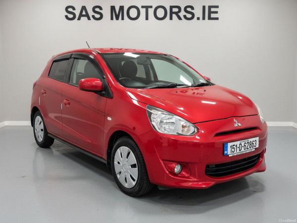 Mitsubishi Mirage Hatchback, Petrol, 2015, Red