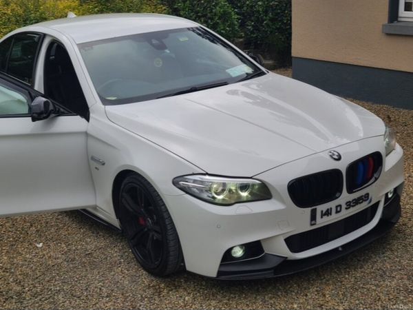 BMW 5-Series Saloon, Diesel, 2014, White