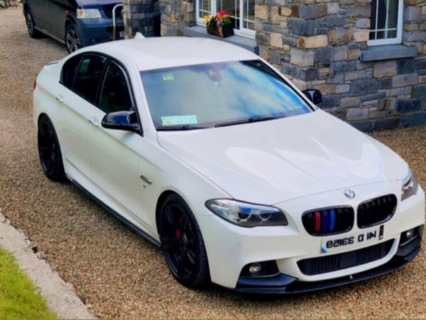 BMW 5-Series Saloon, Diesel, 2014, White