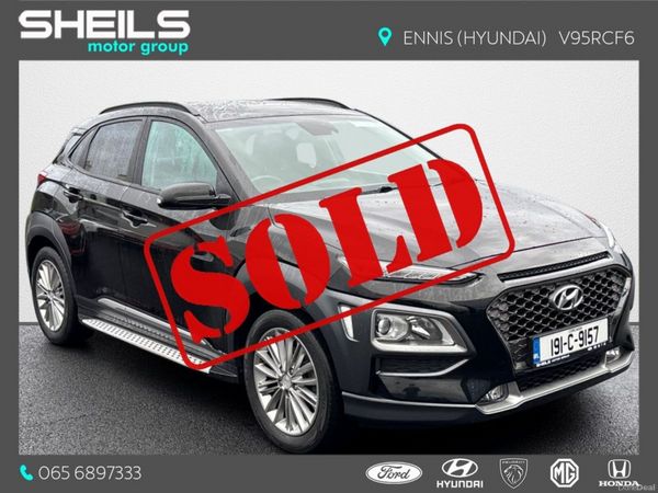 Hyundai KONA MPV, Petrol, 2019, Black