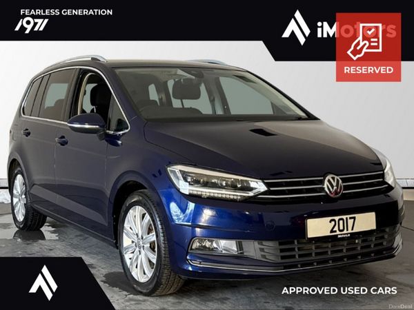 Volkswagen Touran MPV, Petrol, 2017, Blue