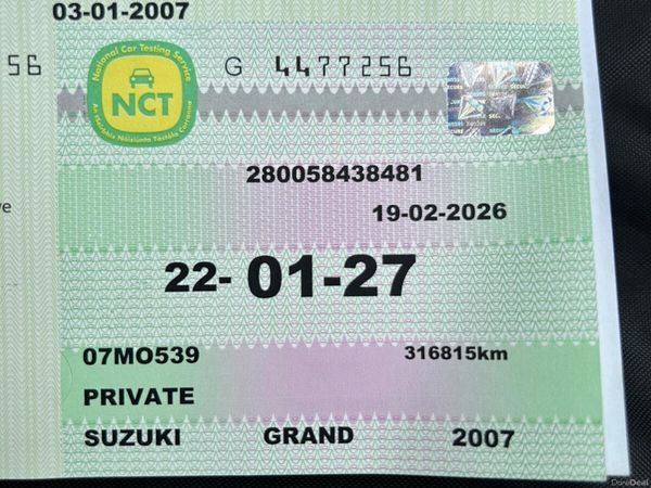 Suzuki Grand Vitara SUV, Diesel, 2007, Grey