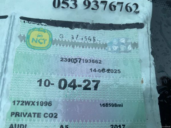 Audi A5 Hatchback, Diesel, 2017, Black