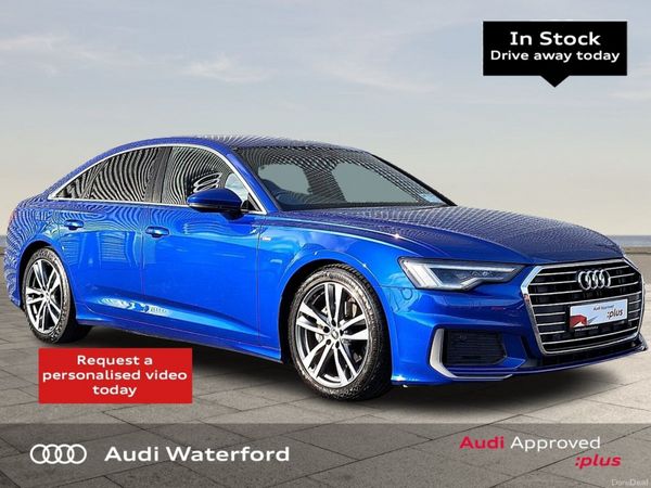 Audi A6 Saloon, Diesel, 2023, Blue