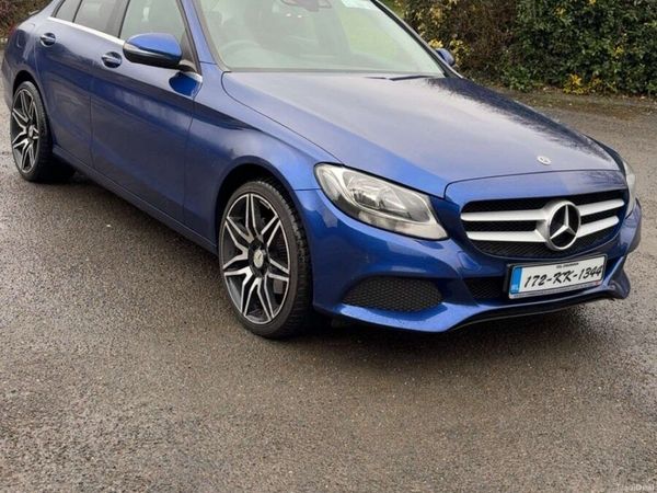 Mercedes-Benz C-Class Saloon, Petrol, 2017, Blue