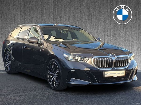 BMW 5-Series Estate, Petrol Plug-in Hybrid, 2025, Grey