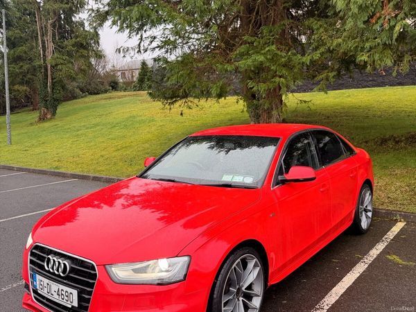 Audi A4 Saloon, Diesel, 2017, Red