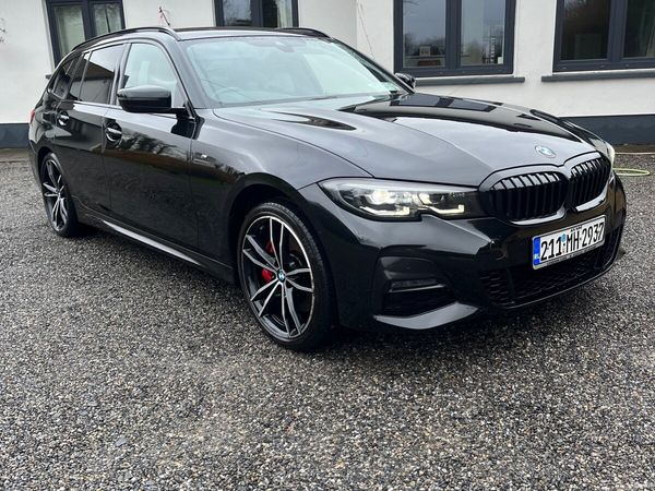 BMW 3-Series Estate/Jeep, Petrol Plug-in Hybrid, 2021, Black