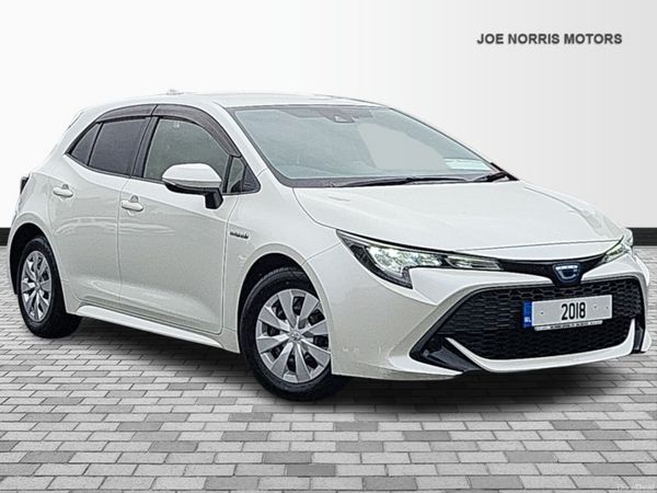 Toyota Corolla Hatchback, Petrol Hybrid, 2018, White