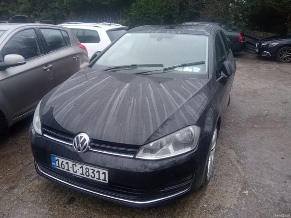 Volkswagen Golf Hatchback, Diesel, 2016, Black